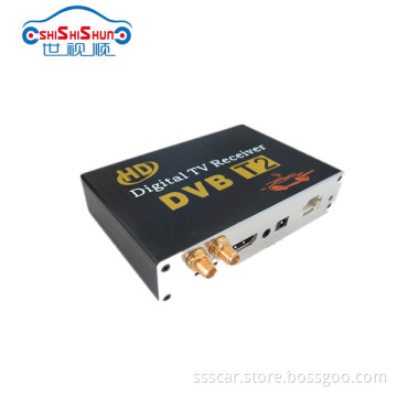 120~150km/H HD Car DVB-T2 TV Receiver for Indonesia with 4 Video Output